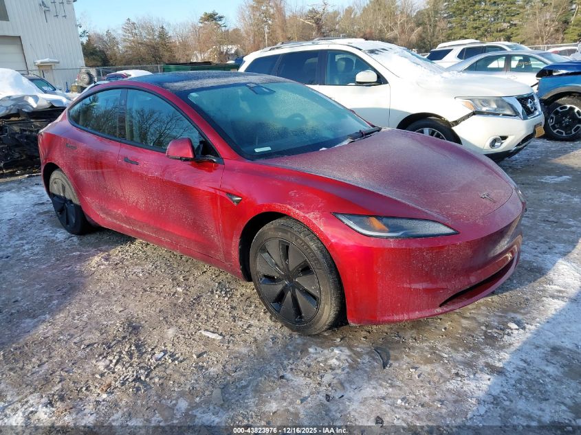 TESLA MODEL 3 LONG RANGE REAR-WHEEL DRIVE/STANDARD REAR-WHEEL DRIVE