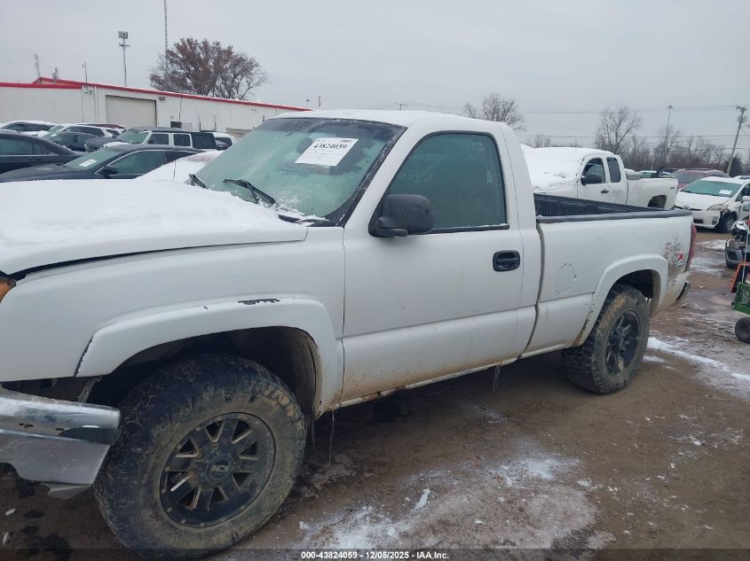 2007 Chevrolet Silverado 1500 Classic Work Truck VIN: 3GCEK14ZX7G238538 Lot: 43824059