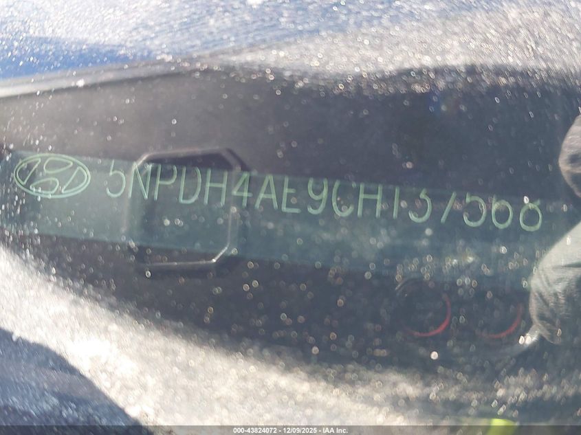 2012 Hyundai Elantra Gls VIN: 5NPDH4AE9CH137568 Lot: 43824072