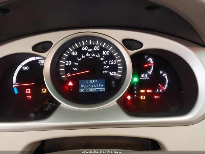 2007 Toyota Highlander Hybrid Limited V6 VIN: JTEHW21A370039840 Lot: 43824076