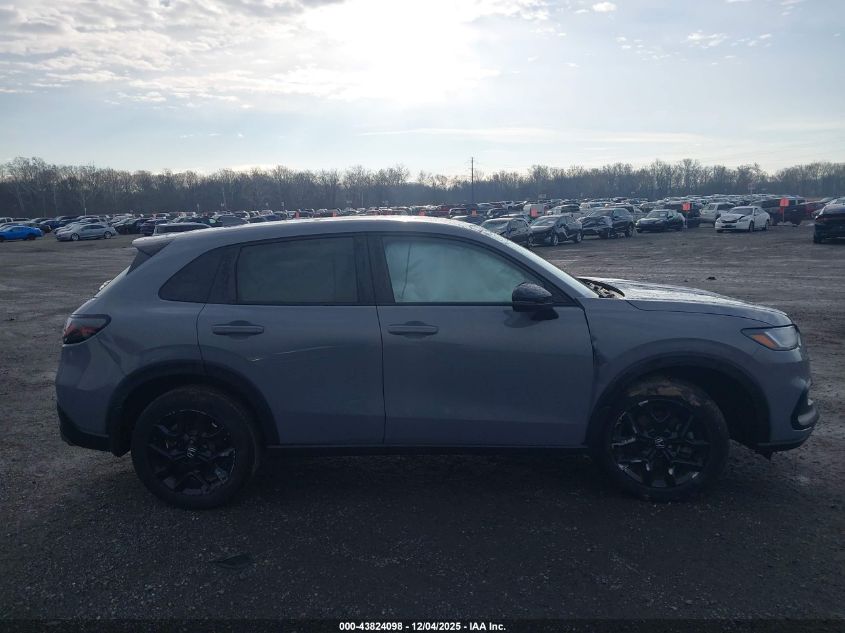 2023 Honda Hr-V Awd Sport VIN: 3CZRZ2H55PM728391 Lot: 43824098