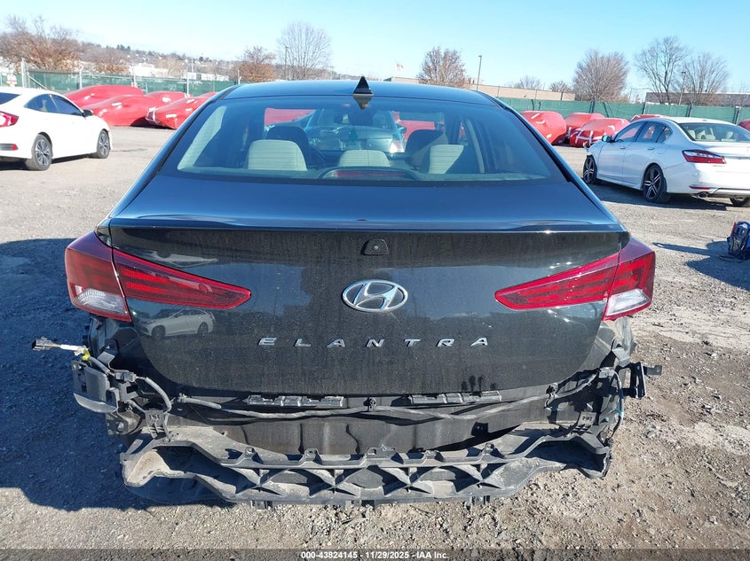 2019 Hyundai Elantra Sel VIN: KMHD84LF6KU786752 Lot: 43824145