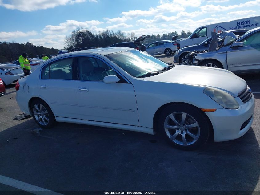 2006 Infiniti G35 VIN: JNKCV51E96M505055 Lot: 43824163