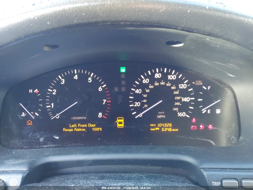 2005 Lexus Ls 430 VIN: JTHBN36F255013090 Lot: 43824188