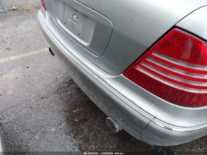 2003 Mercedes-Benz S 500 VIN: WDBNG75J63A366294 Lot: 43824261