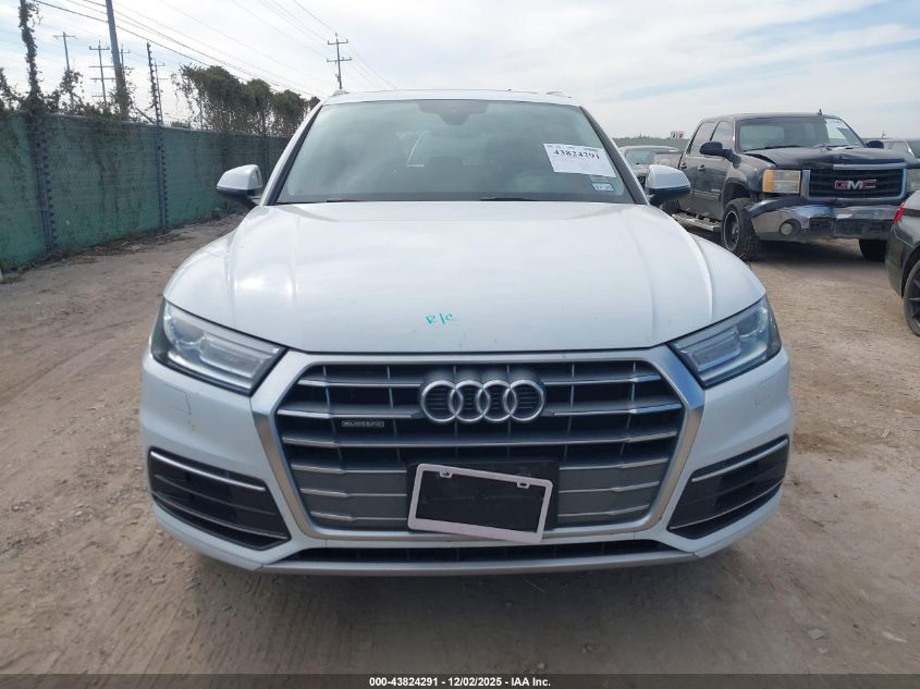 2019 Audi Q5 45 Premium VIN: WA1ANAFY6K2038553 Lot: 43824291