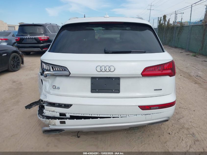 2019 Audi Q5 45 Premium VIN: WA1ANAFY6K2038553 Lot: 43824291