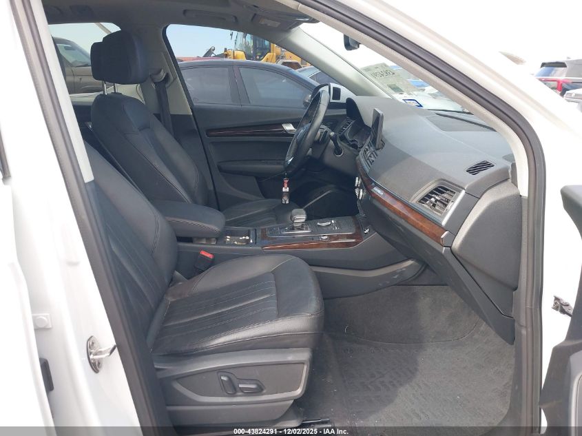 2019 Audi Q5 45 Premium VIN: WA1ANAFY6K2038553 Lot: 43824291