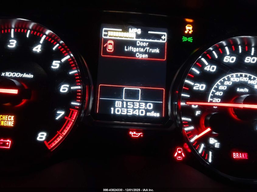 2018 Subaru Wrx VIN: JF1VA1A61J9822305 Lot: 43824330