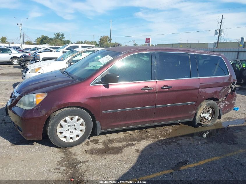 2009 Honda Odyssey Lx VIN: 5FNRL38289B029539 Lot: 43824336
