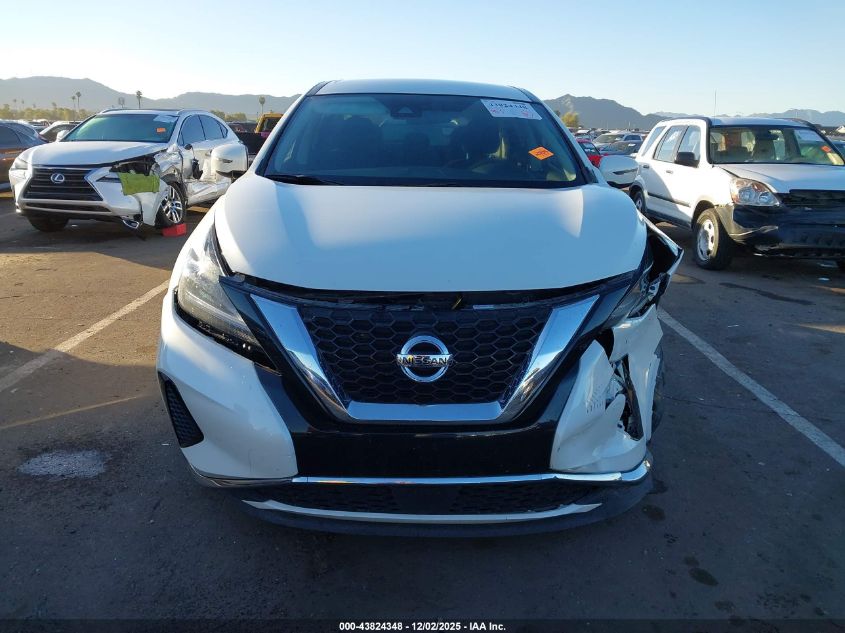 2020 Nissan Murano S Fwd VIN: 5N1AZ2AJ9LN145005 Lot: 43824348