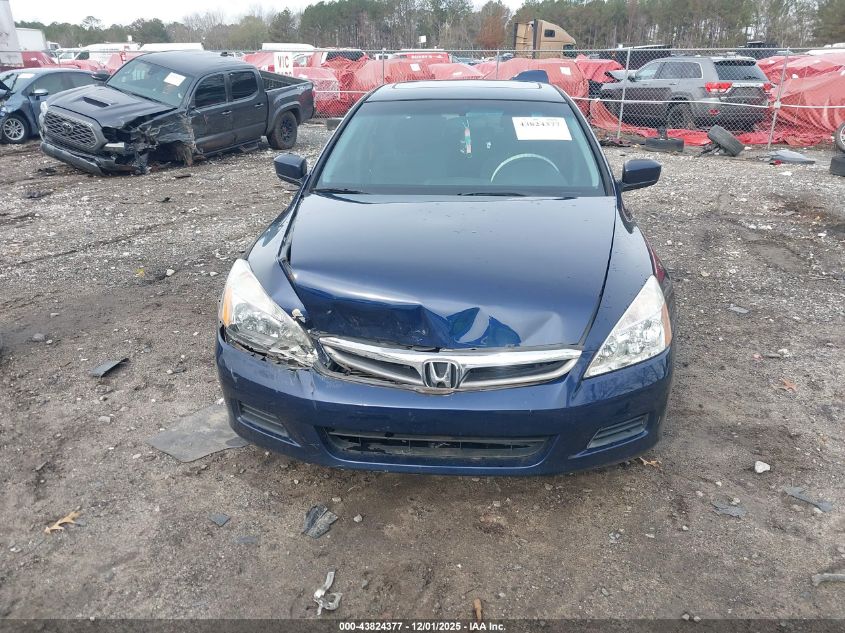 2007 Honda Accord 2.4 Ex VIN: 1HGCM56737A205353 Lot: 43824377