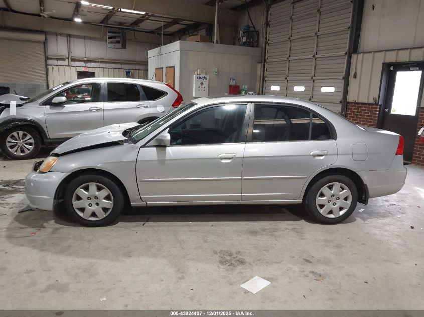 2002 Honda Civic Ex VIN: 1HGES26792L002199 Lot: 43824407