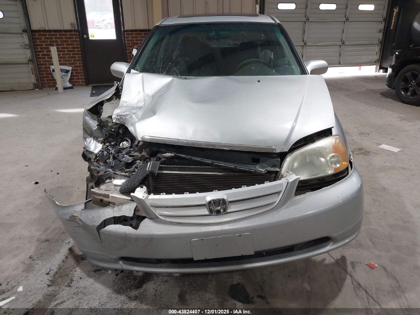 2002 Honda Civic Ex VIN: 1HGES26792L002199 Lot: 43824407