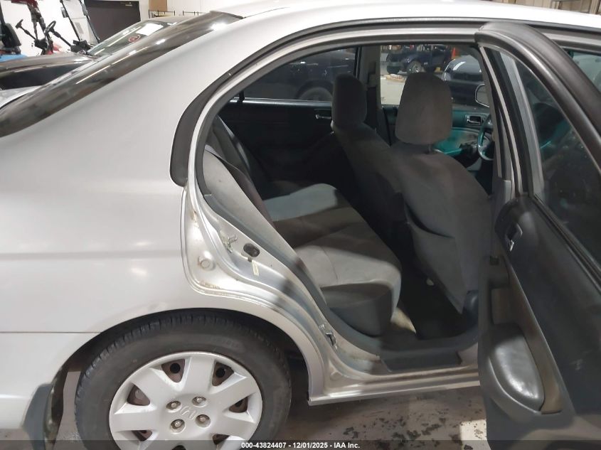 2002 Honda Civic Ex VIN: 1HGES26792L002199 Lot: 43824407