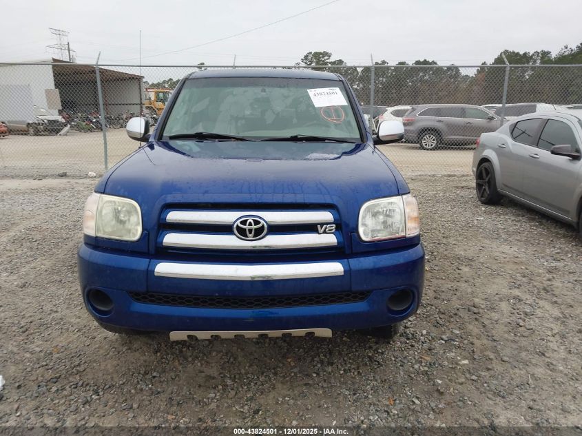 2006 Toyota Tundra Sr5 V8 VIN: 5TBET34146S550916 Lot: 43824501