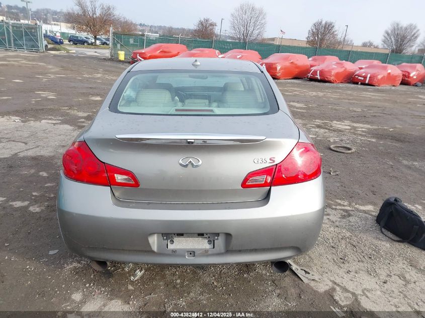 2007 Infiniti G35 Sport W/6-Speed Manual VIN: JNKBV61E27M713636 Lot: 43824512