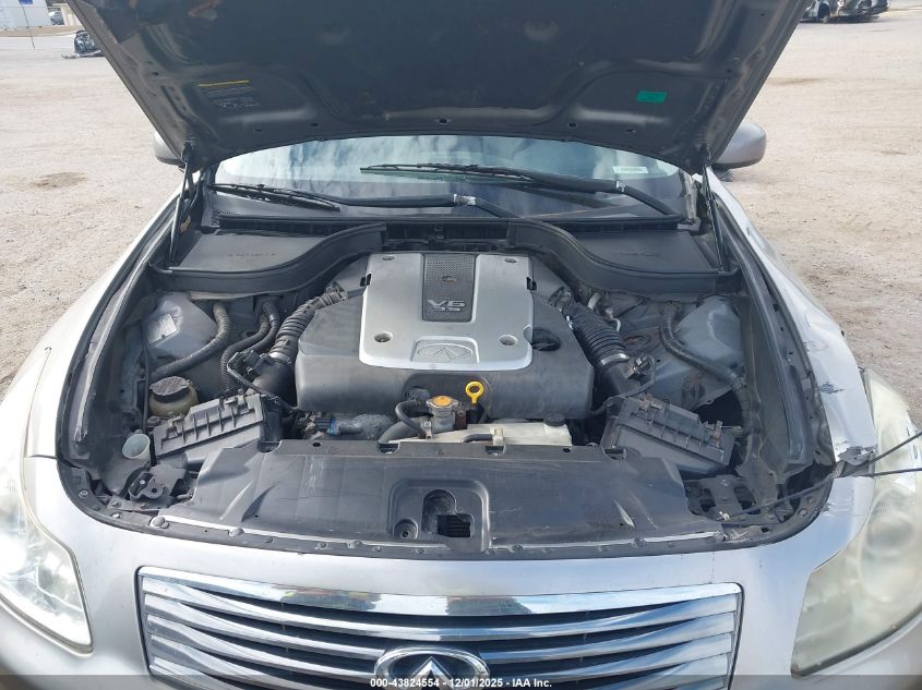 2008 Infiniti G35X VIN: JNKBV61F98M278446 Lot: 43824554