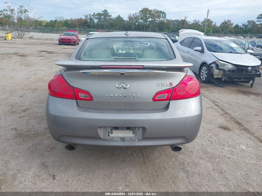 2008 Infiniti G35X VIN: JNKBV61F98M278446 Lot: 43824554
