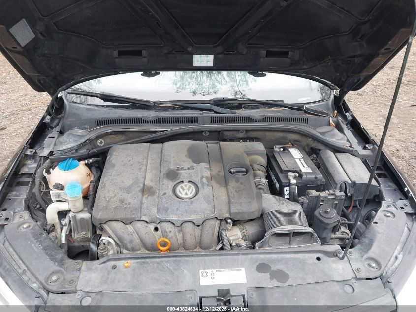 2012 Volkswagen Jetta 2.5L Se VIN: 3VWDX7AJXCM314217 Lot: 43824634