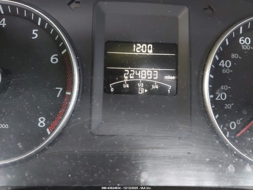 2012 Volkswagen Jetta 2.5L Se VIN: 3VWDX7AJXCM314217 Lot: 43824634