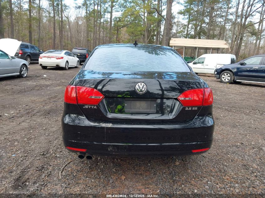 2012 Volkswagen Jetta 2.5L Se VIN: 3VWDX7AJXCM314217 Lot: 43824634