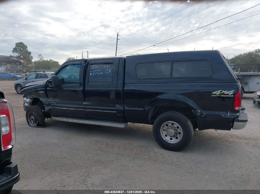 2000 Ford Super Duty F-250 Lariat/Xl/Xlt VIN: 1FTNW21F6YEE24445 Lot: 43824637