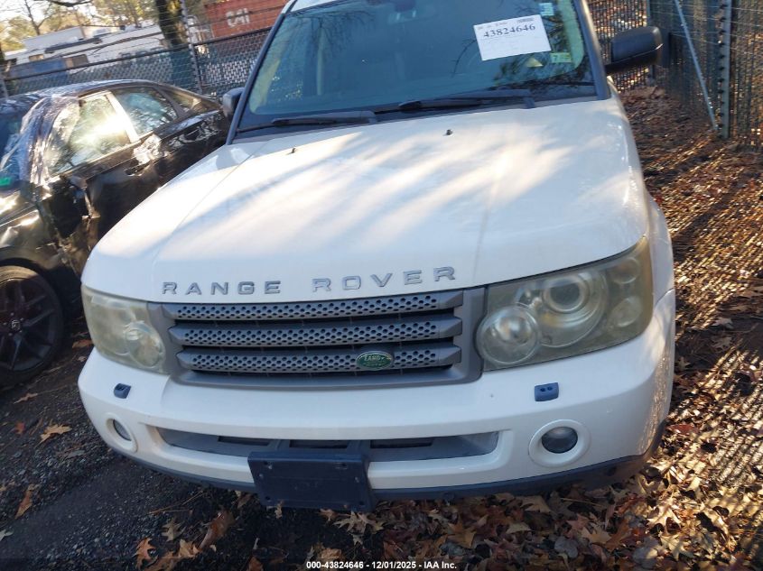 2008 Land Rover Range Rover Sport Hse VIN: SALSK25408A137237 Lot: 43824646