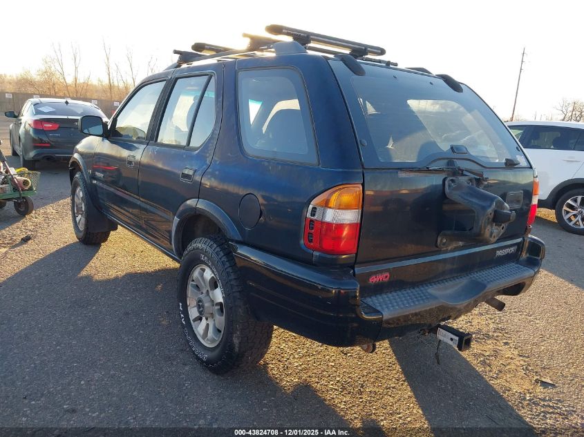 4S6DM58W2Y4409863 2000 HONDA PASSPORT photo no. 3