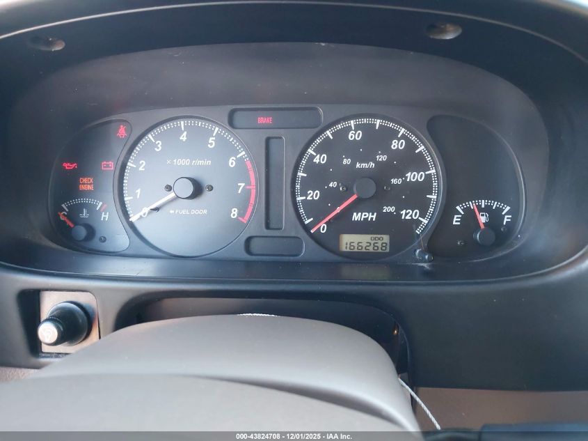 2000 Honda Passport Ex/Lx VIN: 4S6DM58W2Y4409863 Lot: 43824708