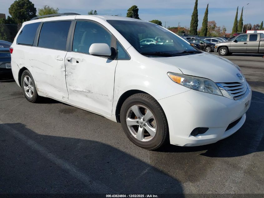 TOYOTA SIENNA LE 8 PASSENGER