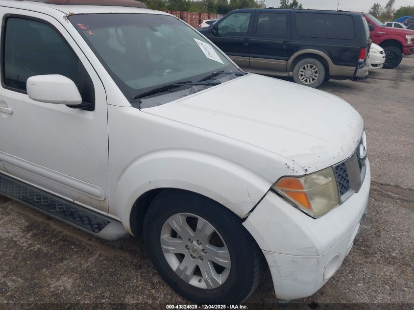 2007 Nissan Pathfinder Le VIN: 5N1AR18U37C637251 Lot: 43824828