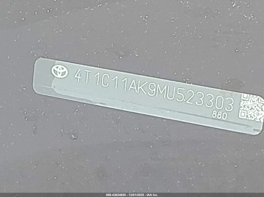 4T1C11AK9MU523303 2021 TOYOTA CAMRY photo no. 17
