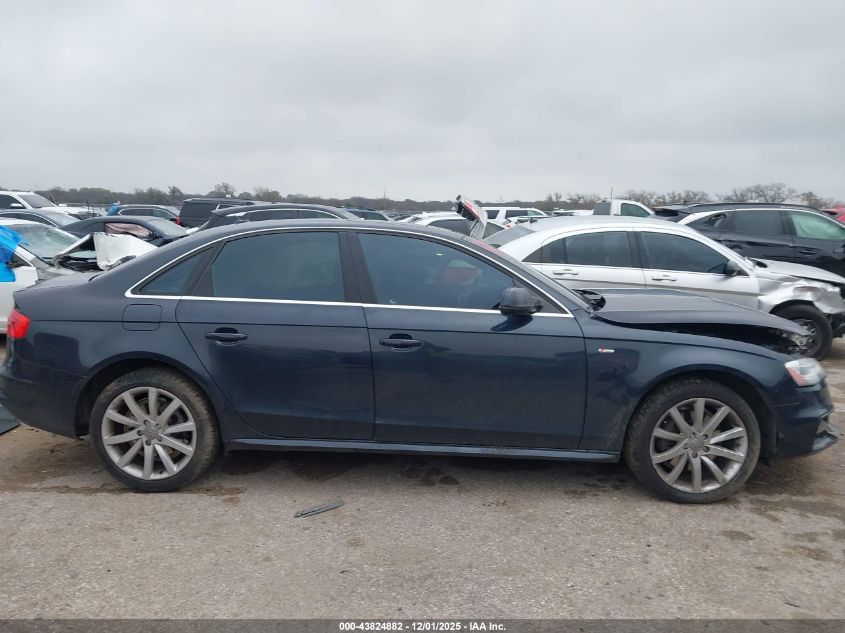 2014 Audi A4 2.0T Premium VIN: WAUAFAFL0EA013517 Lot: 43824882