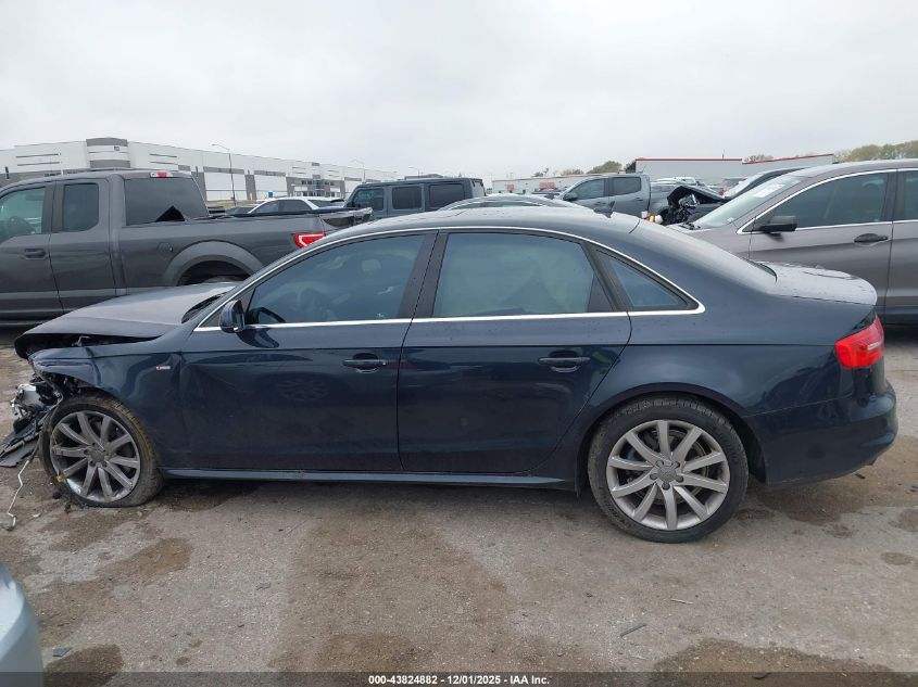 2014 Audi A4 2.0T Premium VIN: WAUAFAFL0EA013517 Lot: 43824882