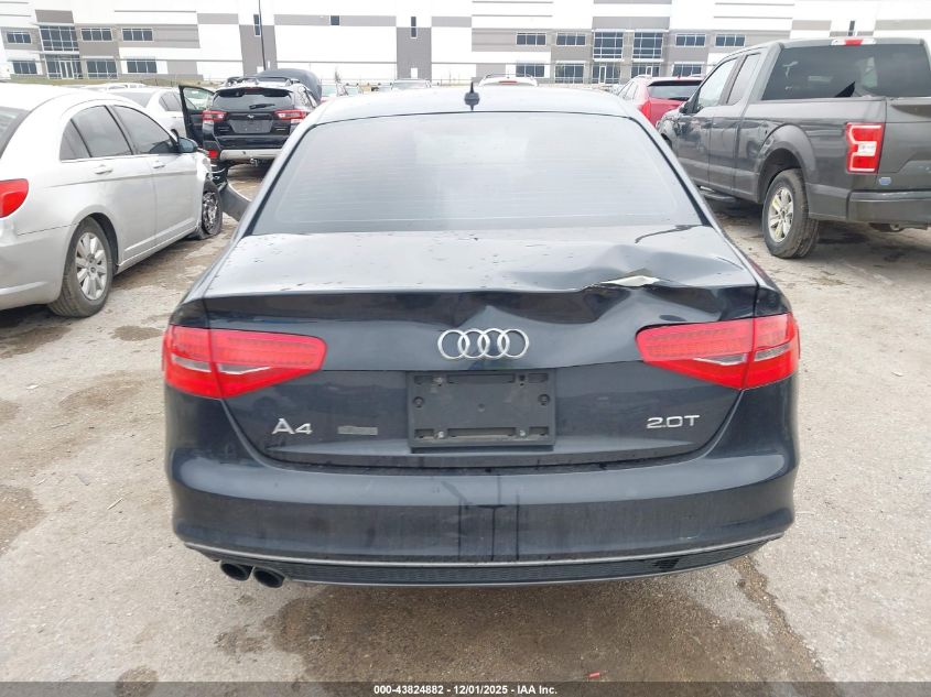 2014 Audi A4 2.0T Premium VIN: WAUAFAFL0EA013517 Lot: 43824882