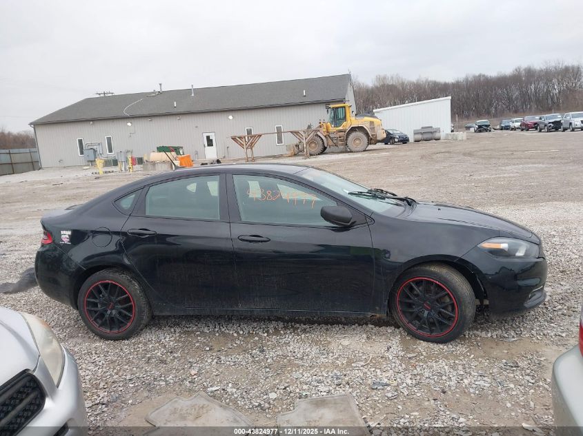 2013 Dodge Dart Sxt VIN: 1C3CDFBA0DD324515 Lot: 43824977