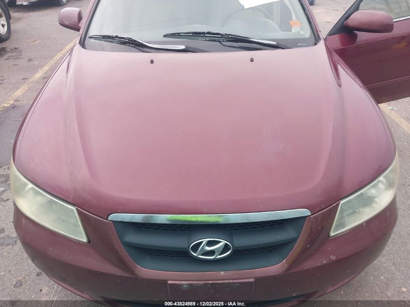 2007 Hyundai Sonata Gls VIN: 5NPET46C87H287915 Lot: 43824989