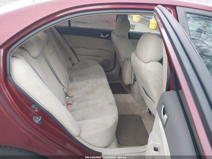 2007 Hyundai Sonata Gls VIN: 5NPET46C87H287915 Lot: 43824989