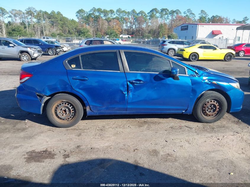 2015 Honda Civic Lx VIN: 19XFB2F52FE018244 Lot: 43825112