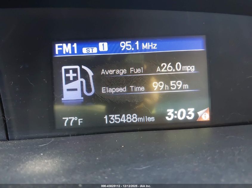 2015 Honda Civic Lx VIN: 19XFB2F52FE018244 Lot: 43825112