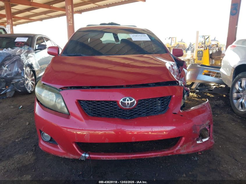 2009 Toyota Corolla Le VIN: JTDBL40E199031575 Lot: 43825118