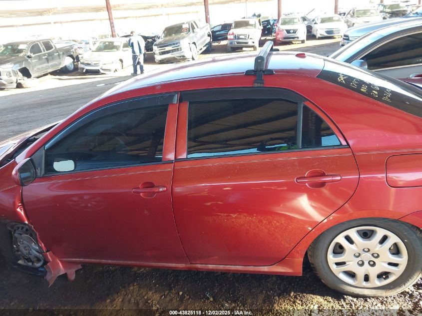 2009 Toyota Corolla Le VIN: JTDBL40E199031575 Lot: 43825118