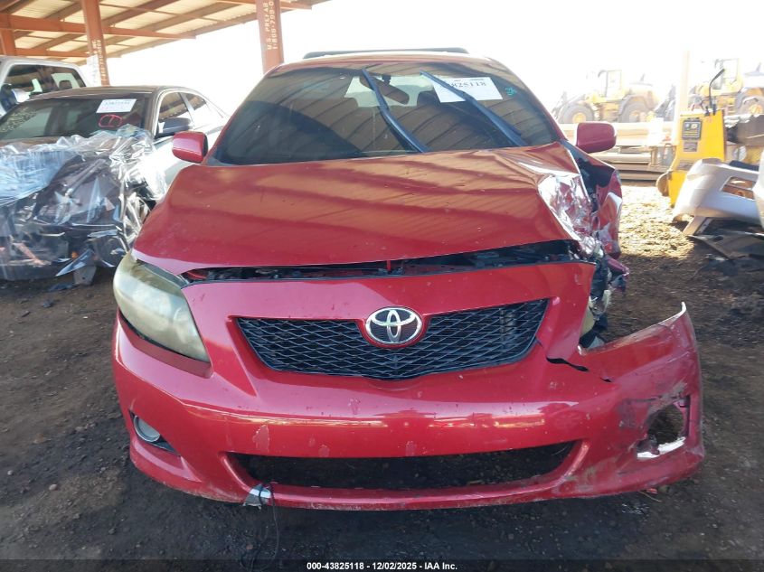 2009 Toyota Corolla Le VIN: JTDBL40E199031575 Lot: 43825118