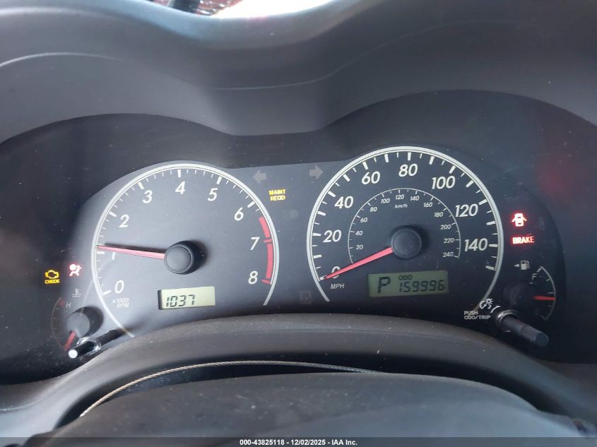 2009 Toyota Corolla Le VIN: JTDBL40E199031575 Lot: 43825118