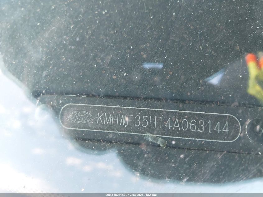 2004 Hyundai Sonata Gls/Lx VIN: KMHWF35H14A063144 Lot: 43825140