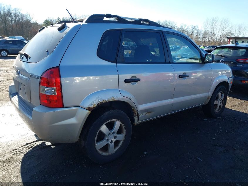 2006 Hyundai Tucson Gl VIN: KM8JM12B56U387820 Lot: 43825167