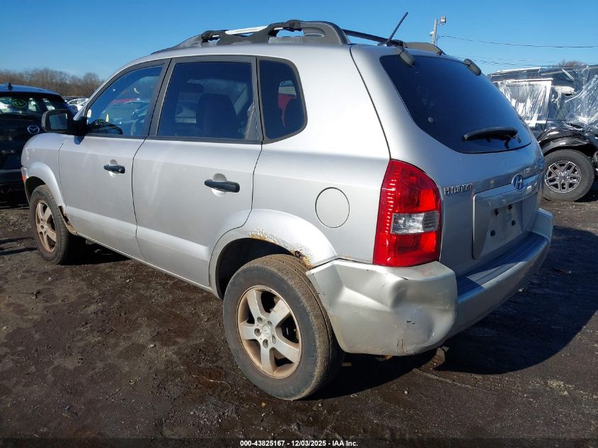 2006 Hyundai Tucson Gl VIN: KM8JM12B56U387820 Lot: 43825167