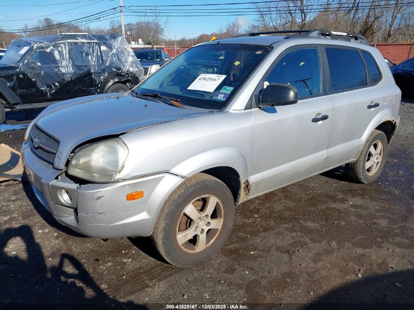 2006 Hyundai Tucson Gl VIN: KM8JM12B56U387820 Lot: 43825167