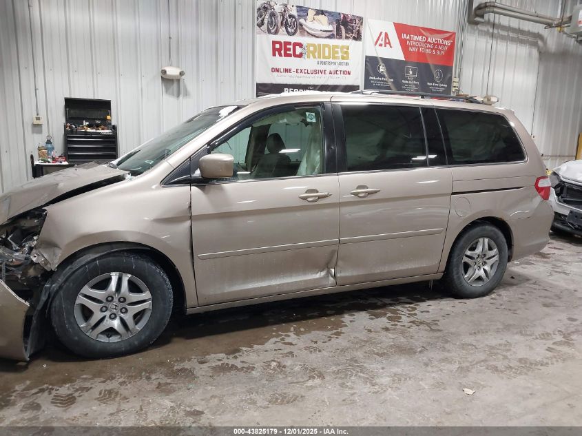2006 Honda Odyssey Ex-L VIN: 5FNRL38646B454173 Lot: 43825179